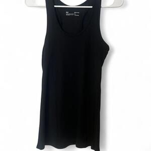 Under‎ Armour Men's Black HeatGear Fitted Tank Top Medium